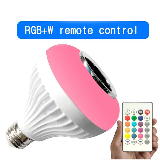 LED Bulb RGB Light Wireless Bluetooth Audio Speaker