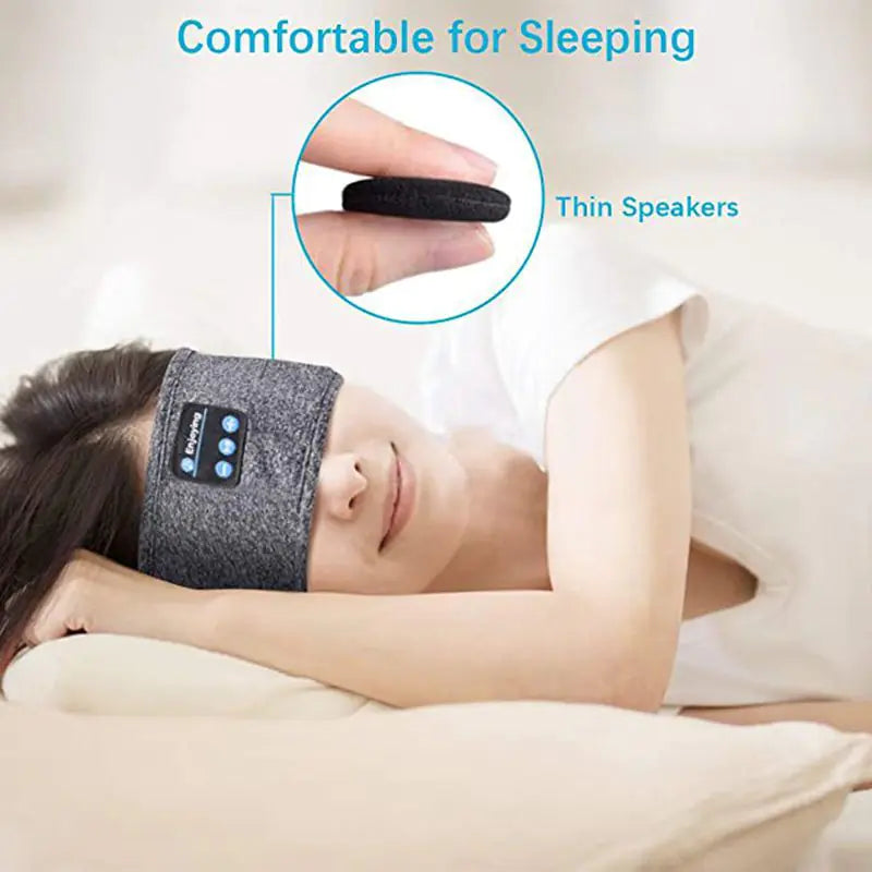 Sleep Headband Headphones with White Noise and Ultra-Thin HD Stereo Speakers